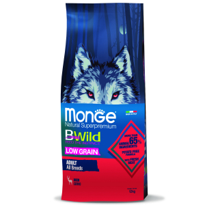 Monge Dog BWild Low Grain Adult для взрослых собак всех пород с мясом оленя